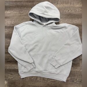 Hollister Heather Gray/blue Hoodie